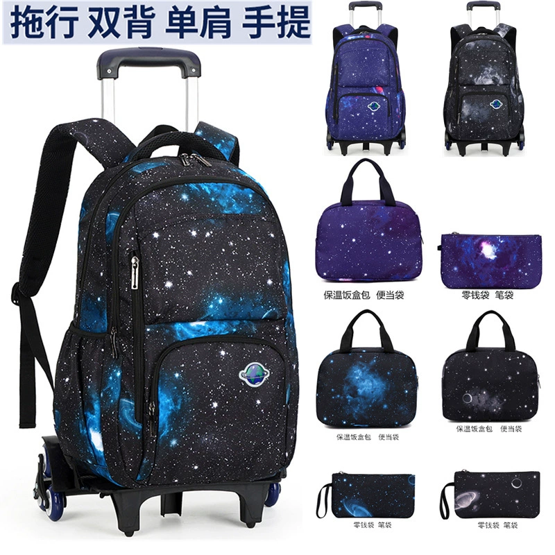 Set, suitcase, capacious breathable backpack, 2023 collection, 3 piece set