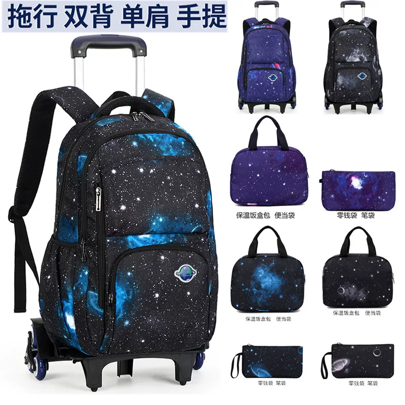 Set, suitcase, capacious breathable backpack, 2023 collection, 3 piece set