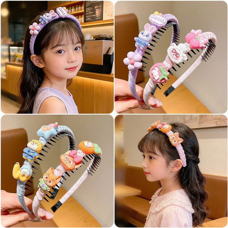 Nuevo color de caramelo para niños doblar el cabello de dibujos animados animales lindos tarjetas de cabello de Corea del Sur Dongdaemun estrellas usan estrellas de pop-up