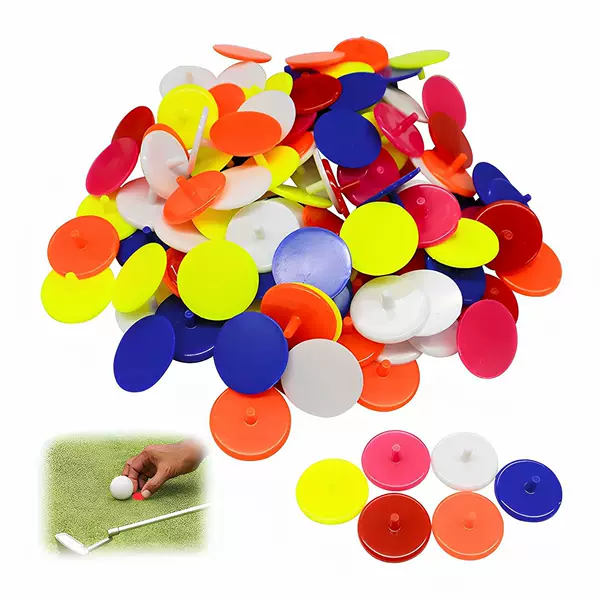 Factory Direct Sales Golf Marker Golf Ball Mark Mark Plastic Nail Ball Mark Golf Accessories