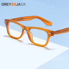 CP插芯眼镜框TR90防蓝光可配近视眼镜架复古大框显瘦平光眼镜架