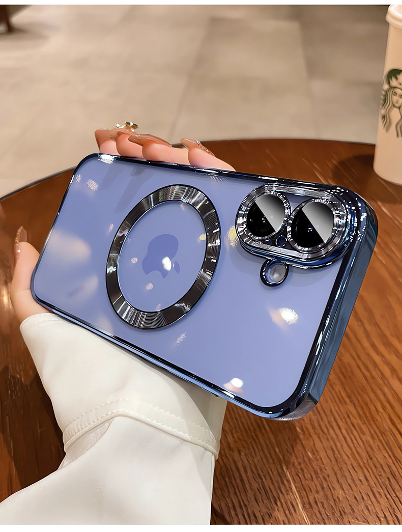 Película magnética con lente de succión magnética azul de pico lejano akn