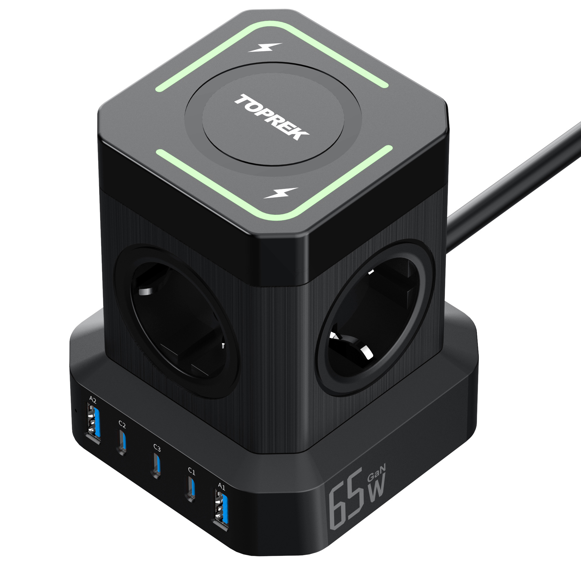 欧规无线充电插座欧规魔方插座欧规多功能插座欧规智能插座