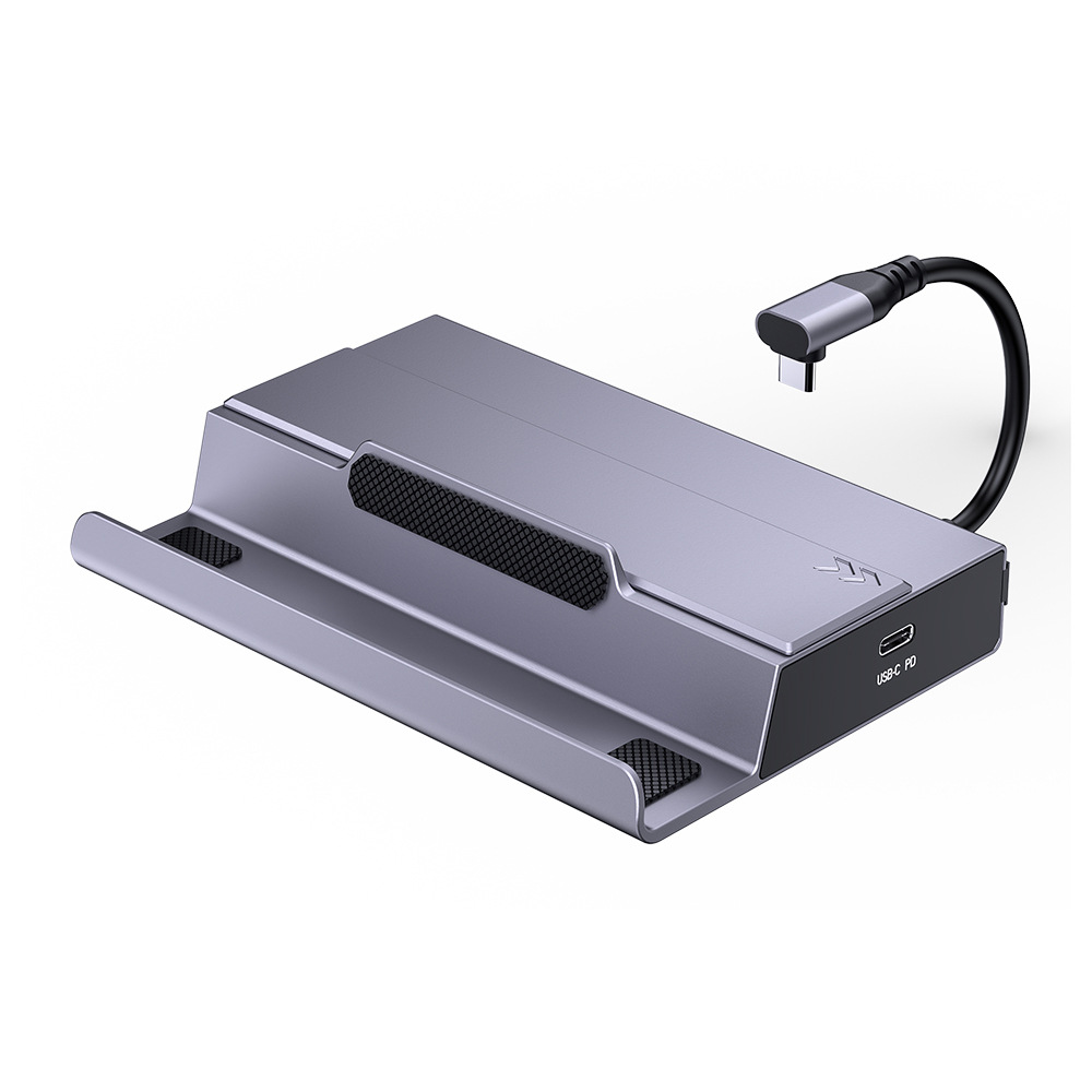 Steam Deck transfronterizo, base de metal de acoplamiento de mano ROG, con caja de disco duro M.2 Type-c Hub