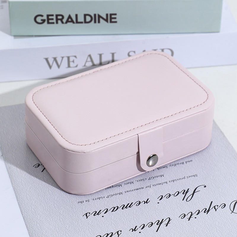 Caja de la joyería caja de almacenamiento 2022 portátil actualizado collar caja de pendientes anillo pendientes de la joyería broche caja