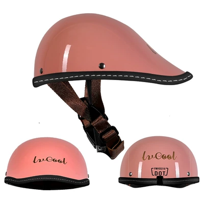 Motosiklet kaskı (dəbilqə), Electric Vehicle Safety Helmet Motorcycle - beret-pink-m