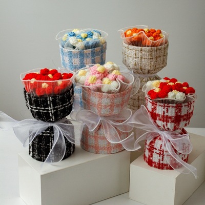 Goddess 7 Wool Bouquet of flowers Valentine's Day Small fragrant wind Jewellery Dealers mechanism enterprise Souvenir  simulation Bouquet of flowers