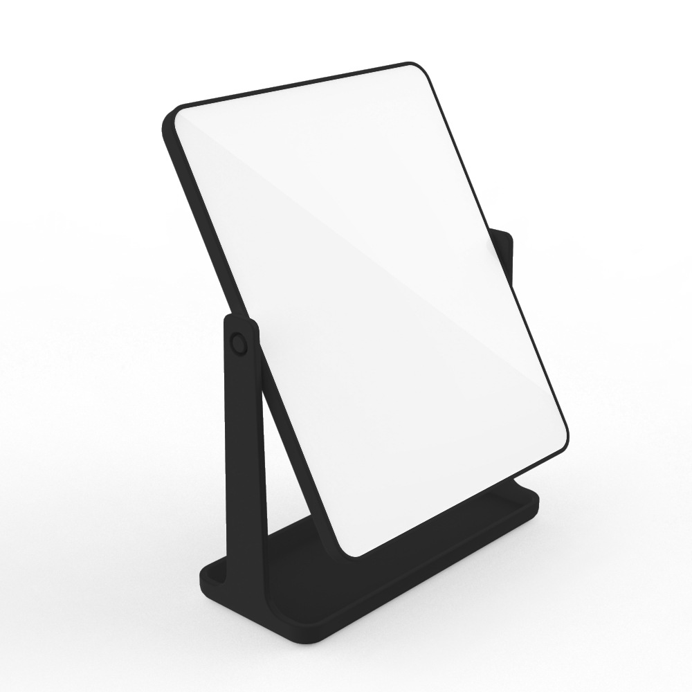 Espejo de maquillaje de escritorio espejo de vestidor dormitorio en casa Nordic giratorio simple cuadrado espejo de una cara