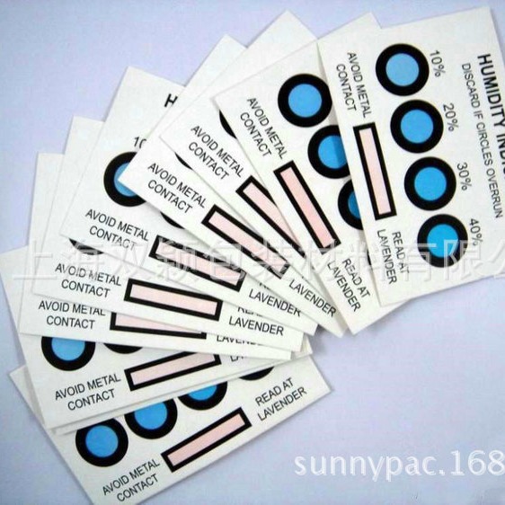 无卤湿度指示卡 蓝色湿度指示卡 干燥剂湿度指示卡