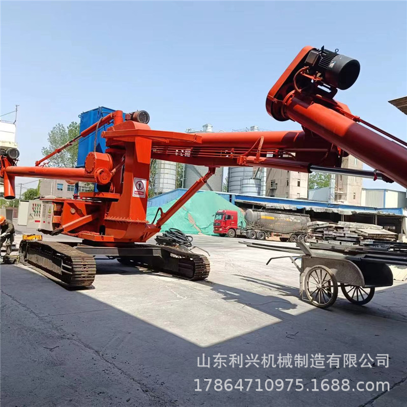 粉煤灰水泥装车机 大管径螺旋装卸机 大库房履带清库绞龙装灰机