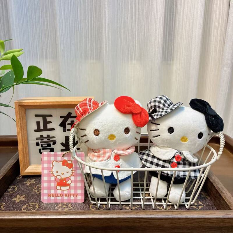 礼帽Kitty夏日度假小披风 挂件可爱饰品粉色公仔毛绒挂饰礼物新款|undefined