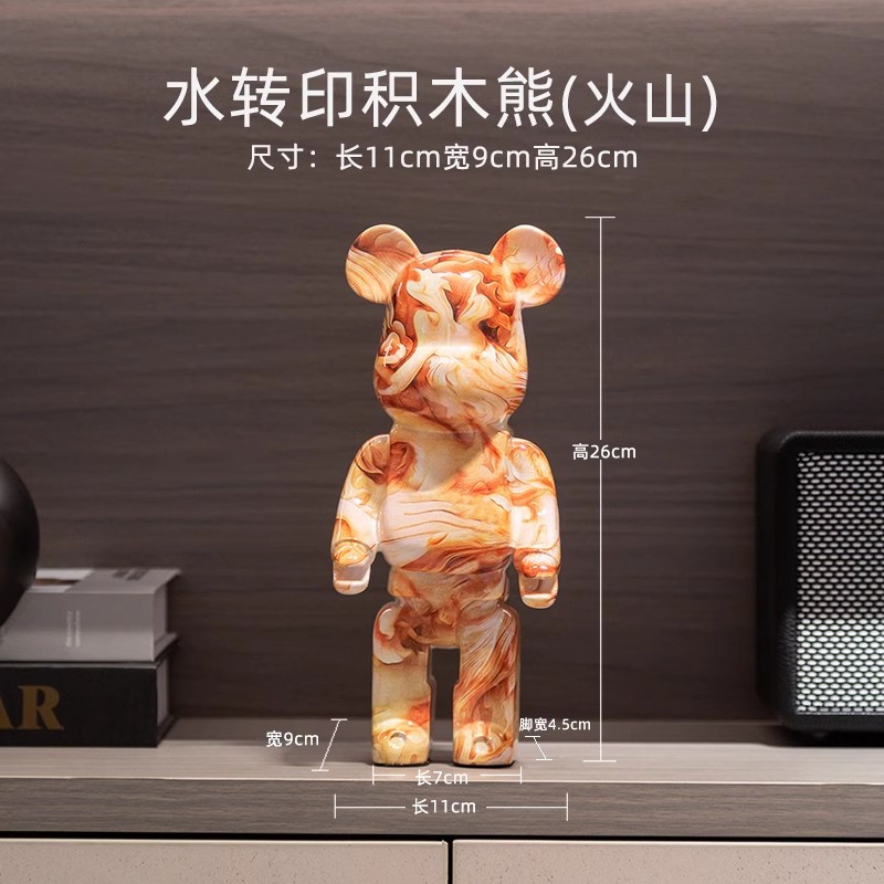 Decoraciones vitrinas de lujo, osos violentos de alta gama, muebles para el hogar, porche, gabinetes de TV, adornos de escritorio, vitrinas de lujo ligeras, decoración de vitrinas