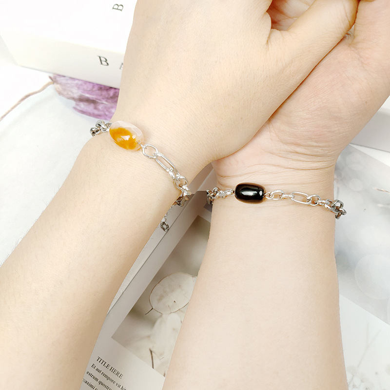 Geometric Simple Style Titanium Steel Bracelets In Bulk display picture 1