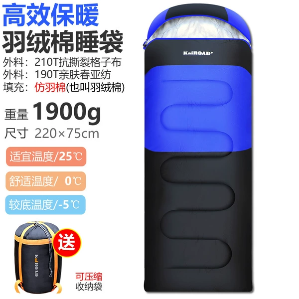 Affordable down cotton 1900g blue
