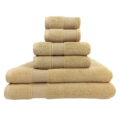 Pure cotton bath towel six-piece set combed cotton 2 square towels 2 hand towels 2 bath towels Bath towels Amazon factory wholesale