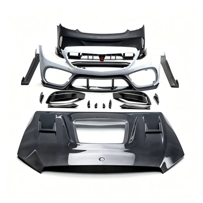 with C65AMG IMP body kit, Big Surrounded