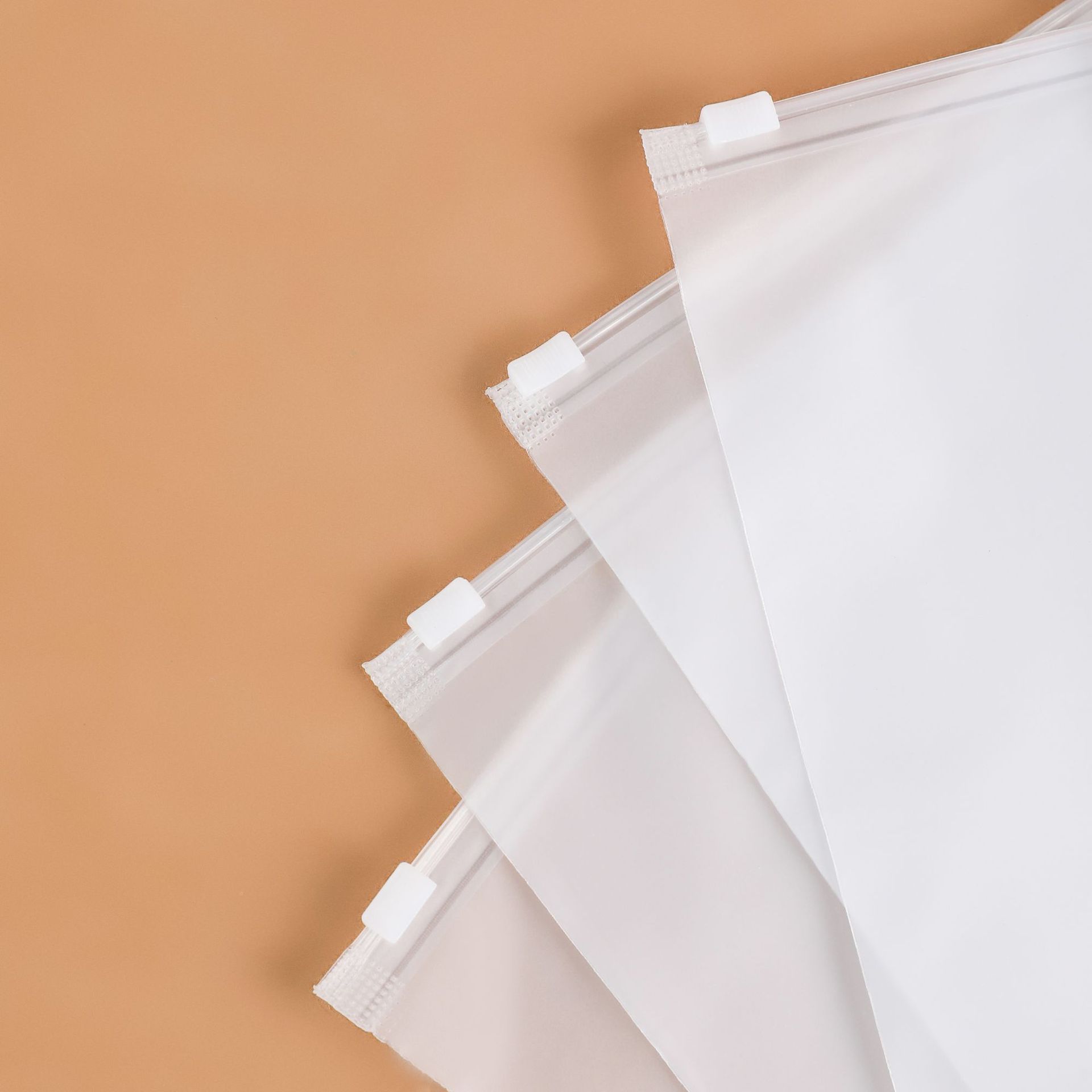 eva frosted zipper bag clothing clothes plastic packaging bag towel socks clothing zipper ziplock bag wholesale