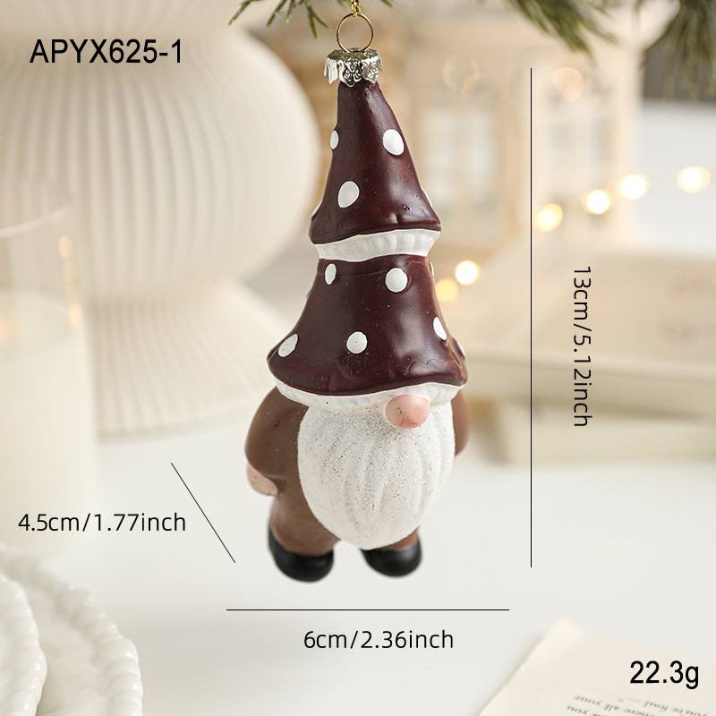 Nuevo plástico transfronterizo Papá Noel limpiador árbol de Navidad colgante decoración decorativa decoración de mesa decoración de vacaciones
