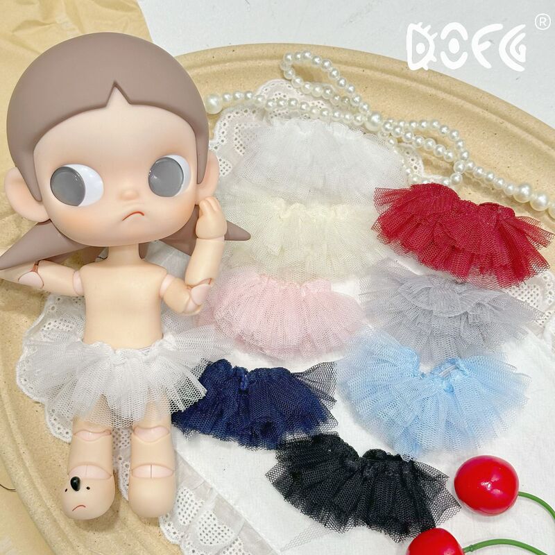 Zsiga Baby Clothes 6 Points Bjd Tutu Skirt 10cm Baby Clothes Skirt Mini Doll Long Legs Kitty Dress up Clothes