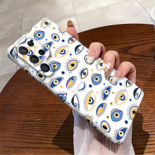 外贸爆款恶魔之眼适用三星s24Ultra手机壳Galaxys25眼睛s22菲林壳
