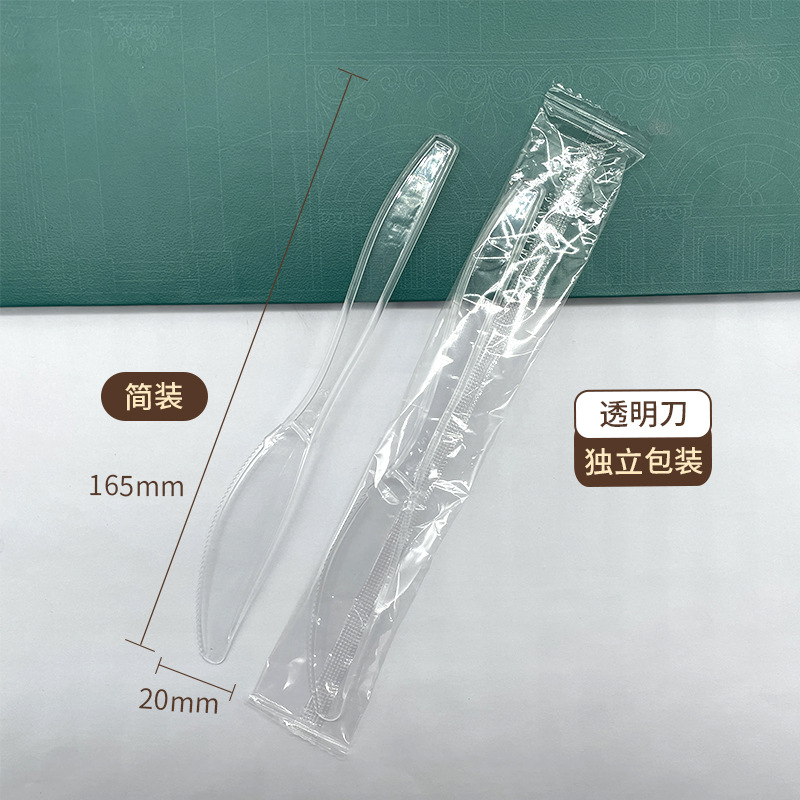 Cuchillo grueso transparente