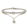 A006 five-pointed star bracelet.Silver