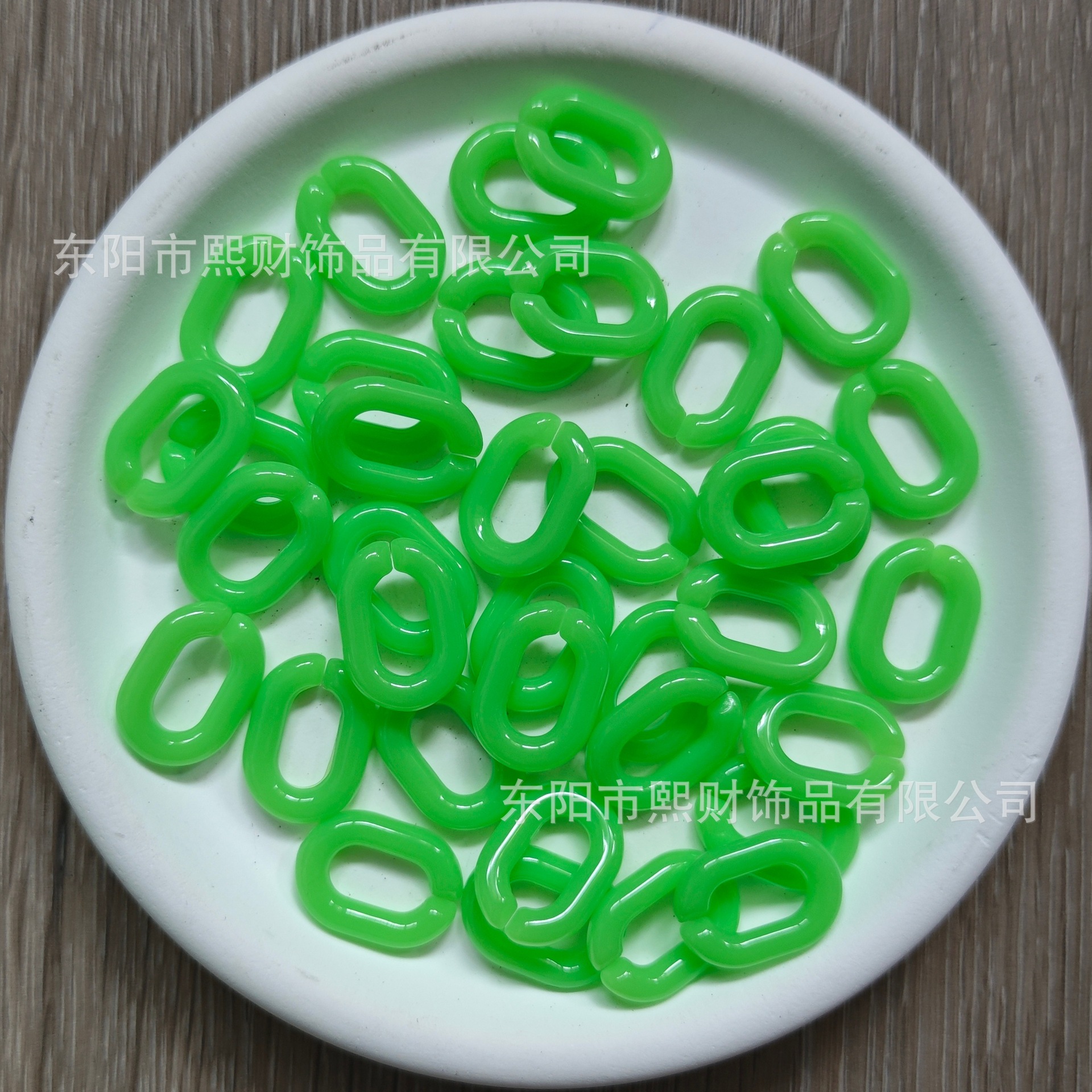 20x14mm color acrílico cadena hebilla anillo llavero bolsa colgante accesorios de la joyería de DIY fábrica al por mayor