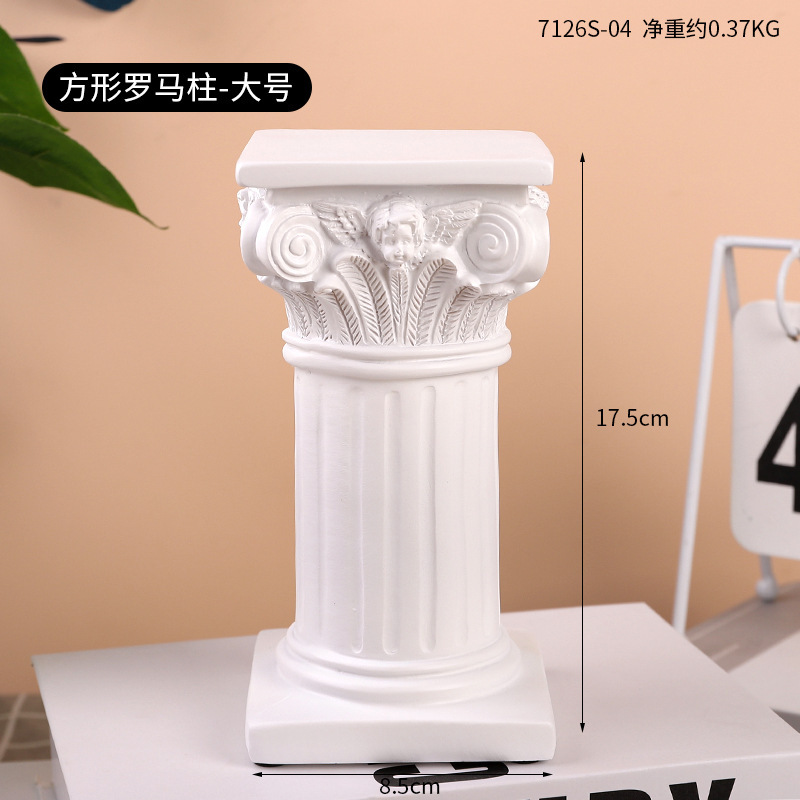 Adornos de ángel retro de estilo europeo, decoración de mesa de niña angelito de plástico de resina americana