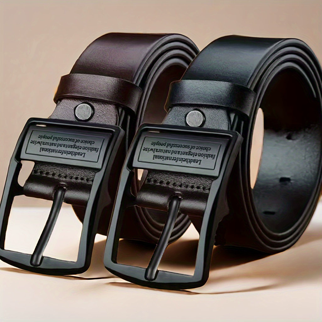 2025 трансграничные новые европейские и американские мужские ремни модные ремни с пряжкой из сплава трансграничная дропшиппинг