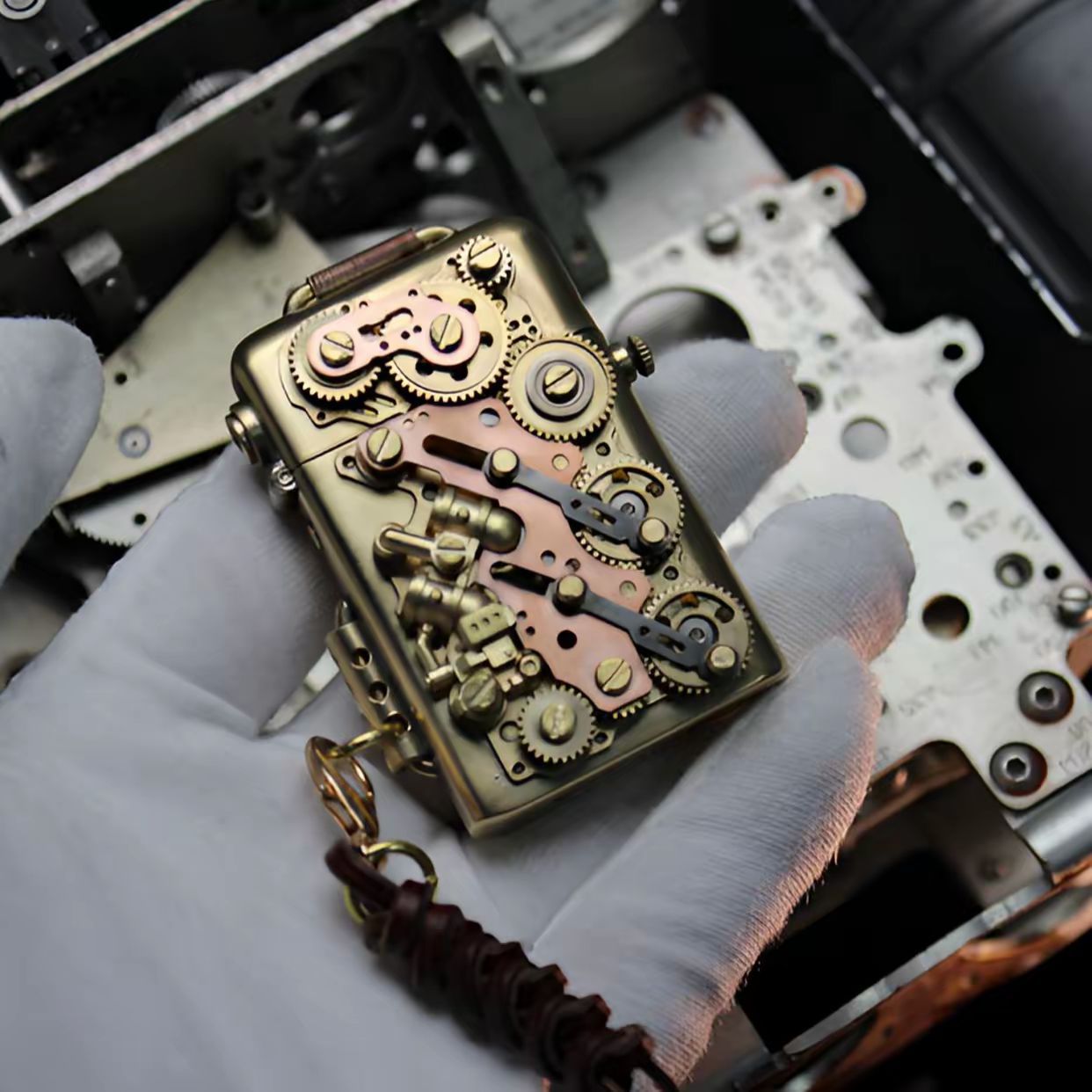 Alien Kerosene GT Lighter Pure Steam Punk Style Personality Creative Gear