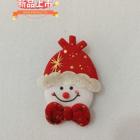 Nuevos accesorios de fieltro de Navidad alce pecado semiacabado reno de Navidad muñeco de nieve viejo árbol de Navidad diy