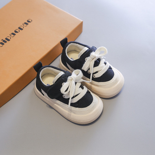 Children's canvas shoes, autumn new boys' canvas shoes, soft-soled casual children's shoes, girls' sneakers, baby ugly and cute shoes, trendy