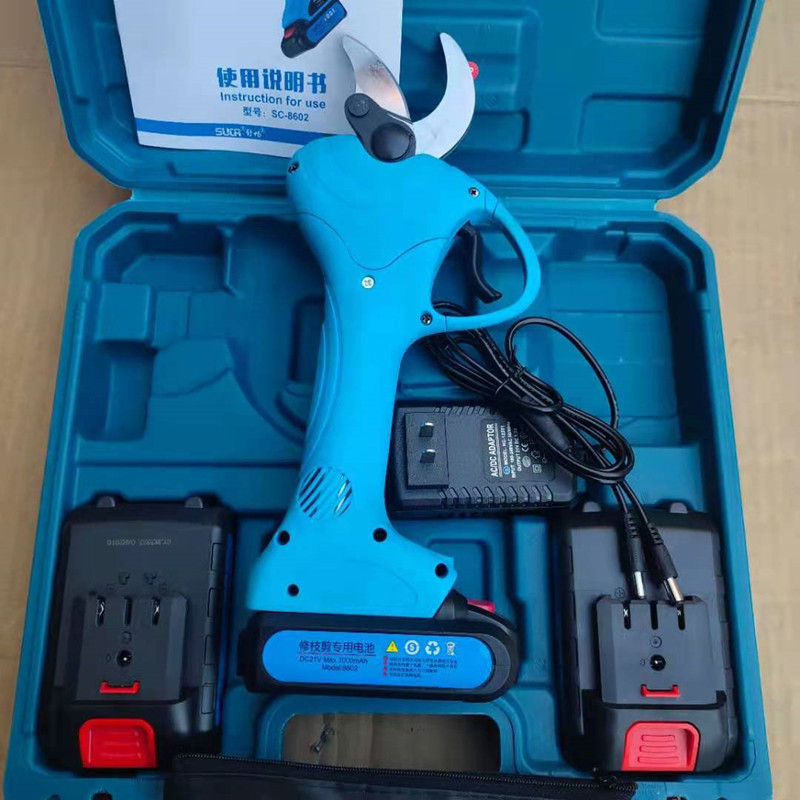 舒畅3.0电动修枝剪园艺剪刀充电式锂电园林修枝机果树电动剪刀