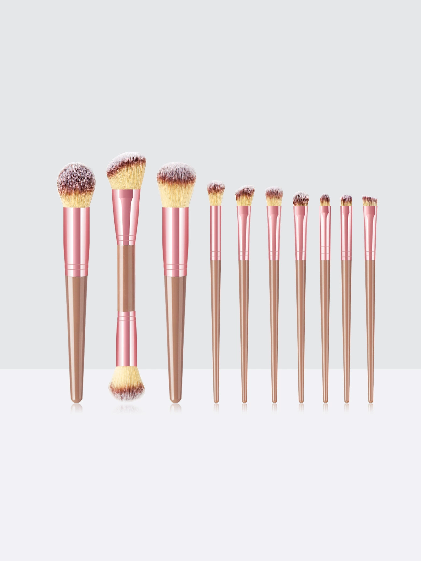 2025 Новый продукт 10 кистей для макияжа Penguin Gold Beauty Tools Set Brush Set GUJHUI Права на трансграничную доставку