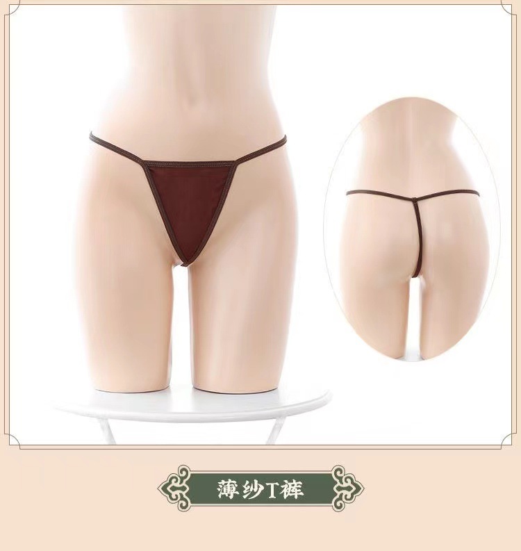 Dunhuang Apsara Hanfu Cosplay Lingerie Set, Black Mesh with Garters, Women’s Pajama Suit — detail image 21
