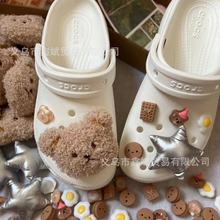 新款冬季洞洞鞋配饰鞋花ins立体可爱卡通搞怪DIY鞋扣可拆卸鞋配饰