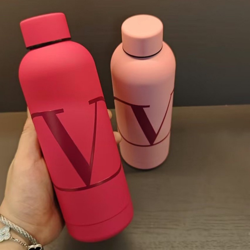 V鎏金高颜值保温杯杯子男女高颜值ins简约便携水壶水杯水壶加厚|undefined
