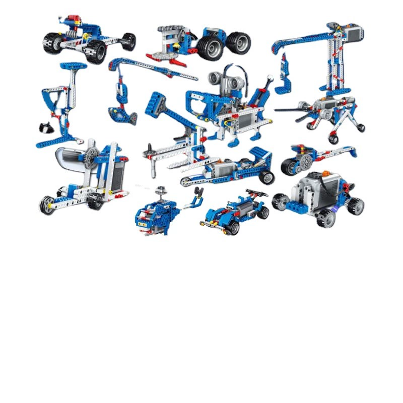 Constructor, electric teaching aids, mechanical robot, toy, factory direct supply, science and technology