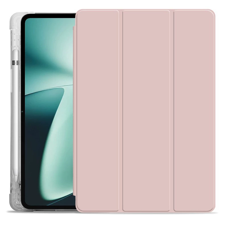 [Совместимый чехол для планшета OnePlus Pad 3 12.1-дюймов, складной с Pencil держателем, противоударный, облегчённый чехол lite]