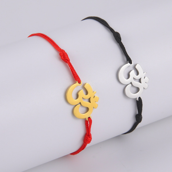 Golden pendant stainless steel for yoga