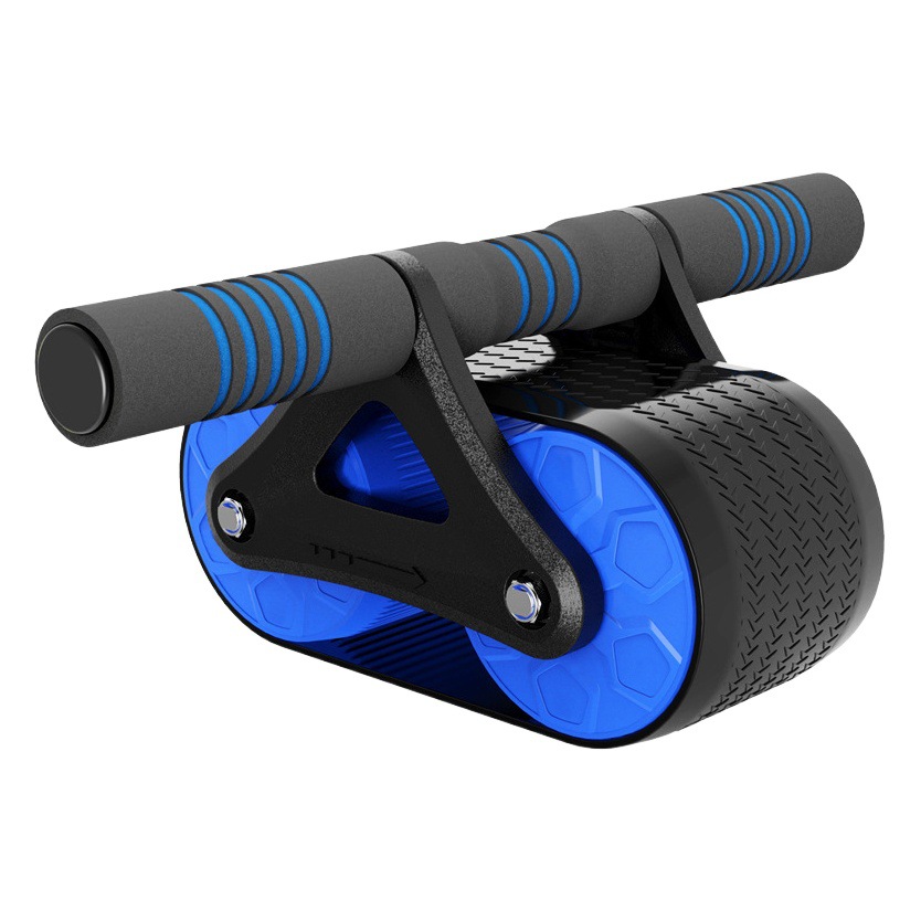 Equipo de gimnasia rueda abdominal rueda del tanque rebote automático rueda muscular abdominal hombres y mujeres equipo de entrenamiento de contratación del vientre entrenador abdominal en casa