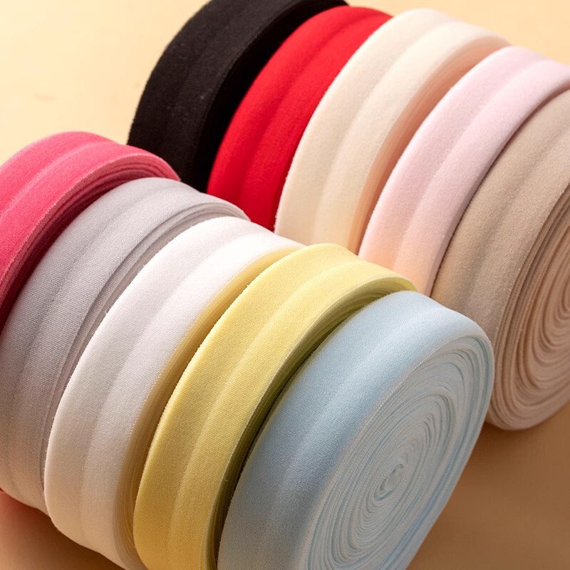 Elastic Edging Strips, Clothing Trim Strips, Fabric Clothing Elastic Bands, Cotton Folded Strips, Fabric Strips, Webbing