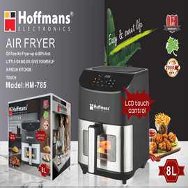 Hoffmans 785  AIR FRYER 8L with Led 2PCS/CTN 0.13CBM