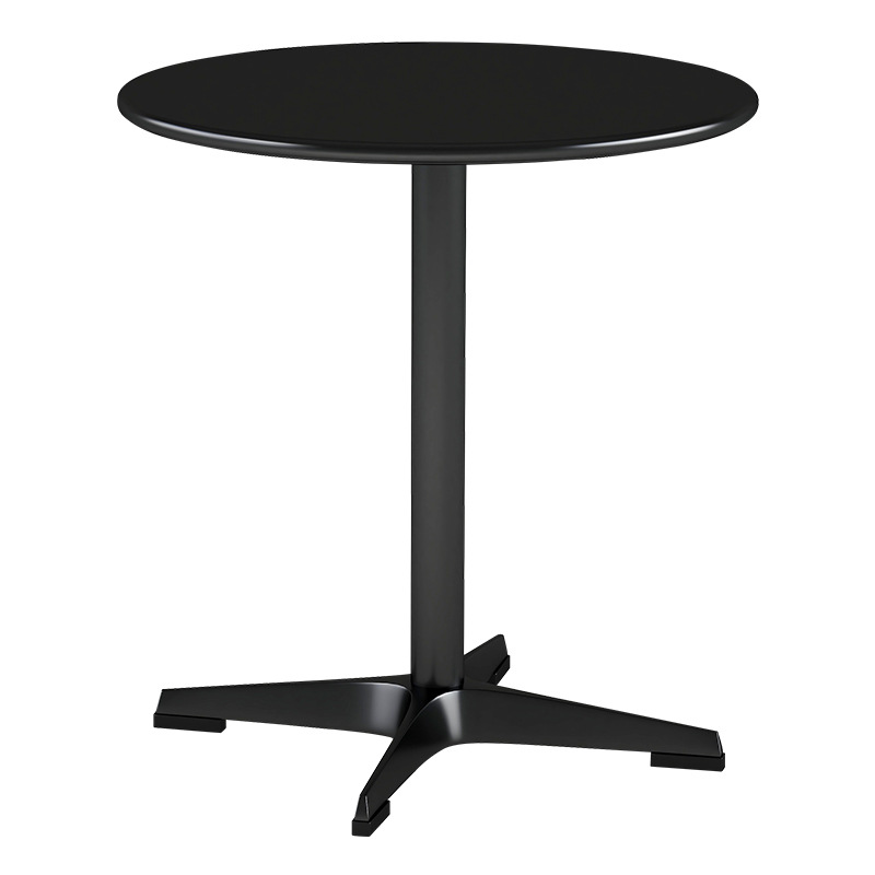 Mesa y silla al aire libre patio balcón mesa casual hierro forjado tienda de té de leche café mesa de comedor comercial moderna y simple