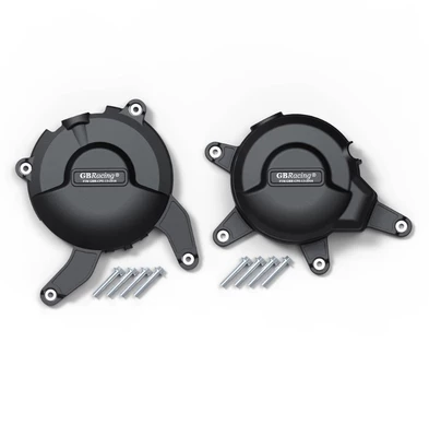 Applicable to KTM RC 390 22-23 Duke 390 22-23 Engine Anti-fall Protective Cover Anti-fall Side Cover (Motorcycle Safety Supplies) - black-engine-side-cover