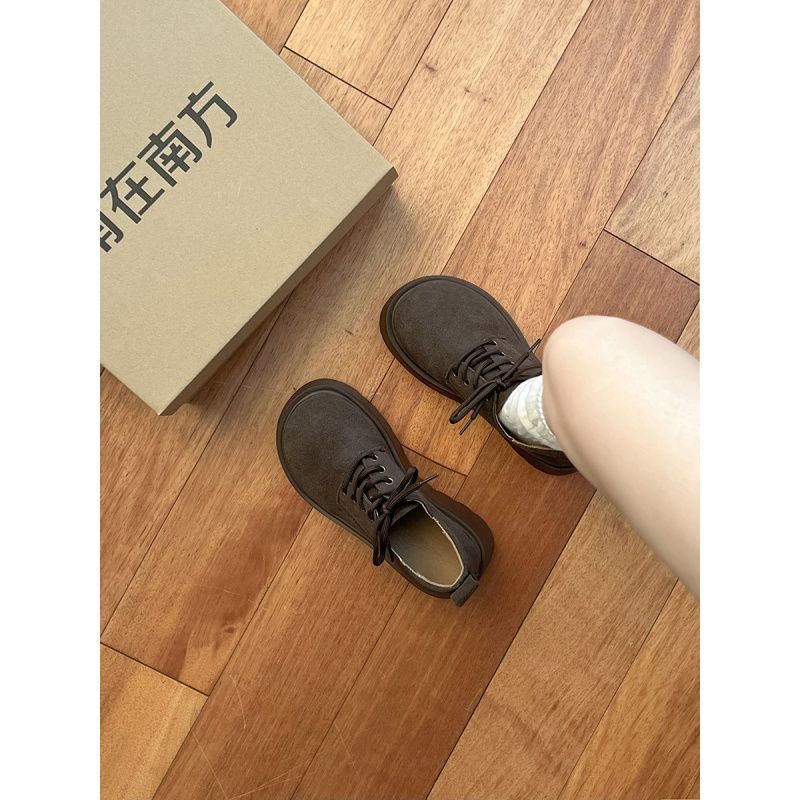 (2개) 황무지 유행 스타일 LOK FU 두꺼운 밑창 BIRKENSTOCK 신발, 새로운 가을 겨울 고조, 따뜻한 복고 플러스 벨벳 면화