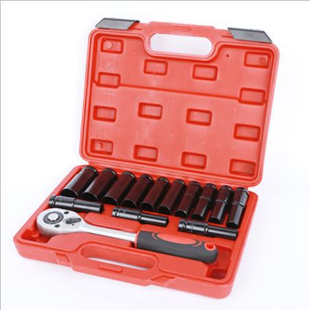 1/2气动套筒头1/2气动套筒10件套1/2气动套筒20件套气动加长套筒