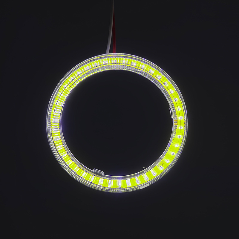 COB Angel Eye Halo Car LED Headlight Decorative Devil Eye DRL Fog Light