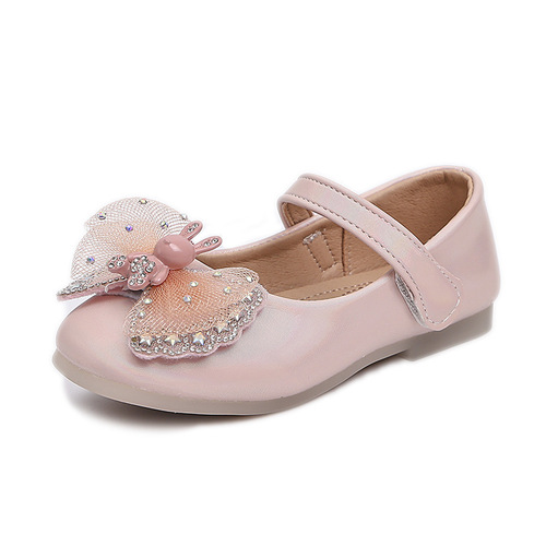 Children's Butterfly Crystal Princess Shoes, 2025 Summer, Small and Medium Size Girls' Platform Singlet for Performance