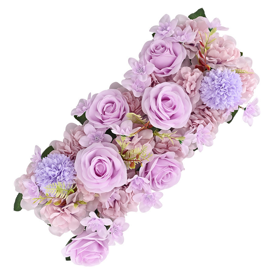 Flor de tela de paleta de verdaderas flores de plataforma de arco de flores de seda de flores de hortenida bodas festivales decoración de escaparates de tiendas simulación